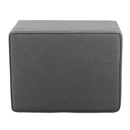 HomePop 24" Storage Ottoman, Gray (K7732-F2281-V), Large