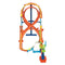 Hot Wheels Track Set with 1 Hot Wheels Car, Tall Figure-8 Track for Race & Stunting, Connects to Other Hot Wheels Tracks, Folds for Convenient Storage Multicolor HMB15