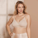 Bali Women's Woman's Double Support Cotton Wire-Free Bra, Soft Taupe,34C