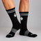 BOMBAS 4 PACK Mens Calf Socks Black Medium, Blck, Medium