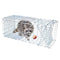 Noveden Animal Trap Catch Possum Rabbit Cat Rat, Anti Rust, Large Humane Animal Cage Trap with Foldable Design, Silver (66 x 26 x 23cm)