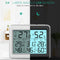 【Upgrade】ORIA Indoor Outdoor Thermometer with 3 Wireless Sensors, Digital Hygrometer Thermometer, Temperature Humidity Monitor with LCD Backlight, for Home, Office, Bedroom (White)