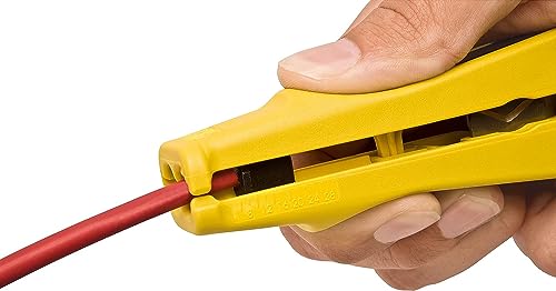WEICON TOOLS Mini-Solar No.3 1.5-6.0 mm² Stripping Tool for Solar Area, Yellow/Black, 125 mm