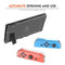 ZIIDII Dockable Switch Case for Nintendo, Nintendo Switch Games Protective Hard Carrying Clear Cover Case for Nintendo Switch Console Joy Con Controlle