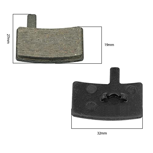 4Pcs Bike Brake Pads Replacement Compatible with Hayes Stroker Trail/Stroker Gram/Stroker Carbon Disc Brake Pads Bicycle Accessories Black