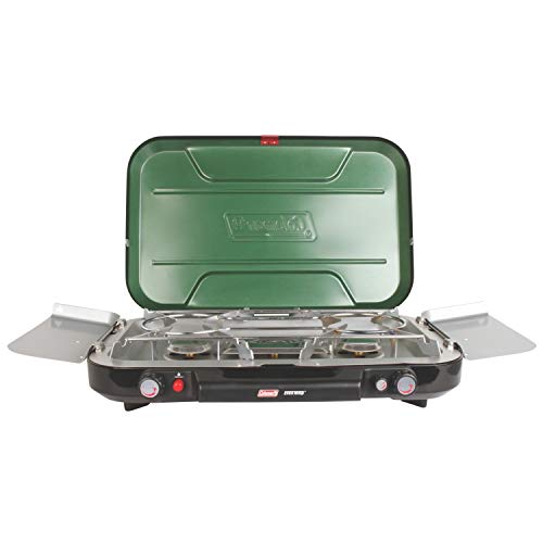 Coleman Stove EvenTemp™ with Griddle and Grease Cup, 3 Burner Stove