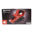 Einhell 4345310 TC-PL 750 Electric Planer | Up to 2mm Chip Depth, Aluminium Soleplate, Parallel Stop, Fold Depth Stop | 750W Wood Plane for Doors and Woodworking Includes Carbide Planing Knife, Red