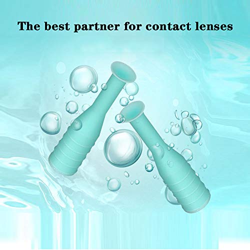 10 Pack Hard Contact Lens Remover & Insertion Tool,RGP Plunger for Soft Hard Lenses(Green)