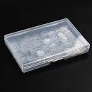 1 Box (200 Pieces) of Plastic Discs for Earring Backs, Clear Disc Pads to Stabilize Earrings - 10mm Diameter