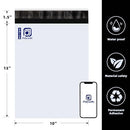 POLYSELLS Poly Mailers Shipping Envelopes, Strong Adhesive Sealing, Waterproof, and Tear-resistant Postal Mailing Bags. Mailer Bags for clothing, books, and accessories. (White, 10x13 Inch, 1000 pc)
