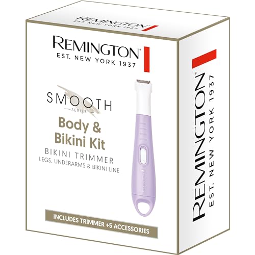 Remington Trim & Shape Body & Bikini Trimmer or Groomer, WPG4021AU, Multi-Functional & Cordless, Pubic Hair Trimmer & Precision Shaver for Women, Adjustable & Versatile Grooming Tool for Bikini Line