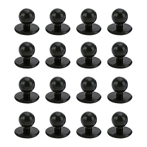 1xNEW Chef Jacket Buttons 10 X Black Chefs Button Replacement Pack Set