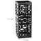 ZENFUN Metal Umbrella Holder, Umbrella Stand for Entryway, Square Umbrella Organiser, Umbrella Stand Freestanding for Home, Office, Hotel, Black, 15 x 15 x 40 cm