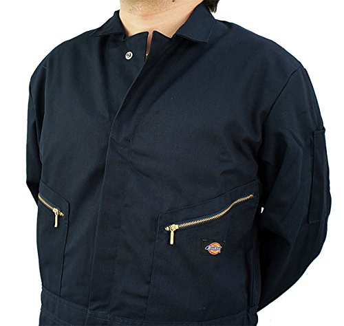 Dickies Coveralls Overalls Deluxe Twill Black Coveralls 48799 BK-XL Short