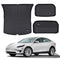 Yotsuba Tesla Model Y Cargo Mat Front Rear Trunk Toolbox Tray Mat Set Well Storage (for Tesla Model Y 2020-2023)