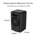 Bitzong Energy Efficient Portable Office & Home Electric Ceramic Heater 240V SAA Approved Black