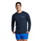 Speedo Men's UPF 50+ Easy Long Sleeve Rashguard Swim Tee,New Navy,X-Large