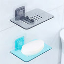 Bathroom Waterfall Tray Holder Soaps Plate Suction Case Containers Dish Storage