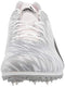 PUMA Men's Evospeed Star 7 Track and Field Shoe, Puma White-puma Black-puma Silver, 9.5