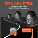 ZEPHYR S3 Tire Inflator Portable Air Compressor with 7800mAh Battery and 100% Duty Cycle, Air Pump for Cars, SUVs, Bikes, Balls (Dark Cyan)