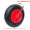 16" 4.8/4.00-8 19MM bore Size Plastic Rim,Waterproof,Wheelbarrow Cart Trolley Barrow Tyres, Wear-Resistant and Anti-Slip, for Hand Trolleys/Small Carts