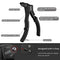 Anesty Rivet Gun Pop Riveter Set, Heavy Duty Hand Riveter Rivet Gun Kit with 200 Aluminum Blind Pop Rivets 2.4mm 3.2mm 4mm 4.8mm, Riveting Gun Tool with 4 HSS Drill Bits and Replaceable Nozzles