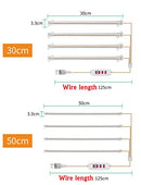 USB LED Grow Light Plant Full Spectrum Dimmable Indoor Flower Indoor Strip Lamp (30CM/168LED(4X Strip))