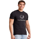 Hanes Men's Graphic Tee-Humor, I'm Thinking Black, Small