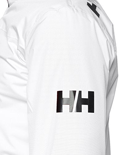 Helly-Hansen Men's Crew Hooded Midlayer Jacket, White, Large