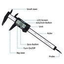 Digital Caliper, Adoric 0-6" Calipers Measuring Tool - Electronic Micrometer Caliper with Large LCD Screen, Auto-Off Feature, Inch and Millimeter Conversion