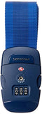 SAMSONITE Global Travel Accessories - Luggage Strap with Lock Luggage Strap, Blue (Midnight Blue), 190 Centimeters, with Integrated 3-Digit TSA Combination Lock