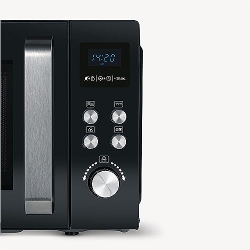 Severin Microwave with Grill and hot air Function MW 7752, Black/Silver