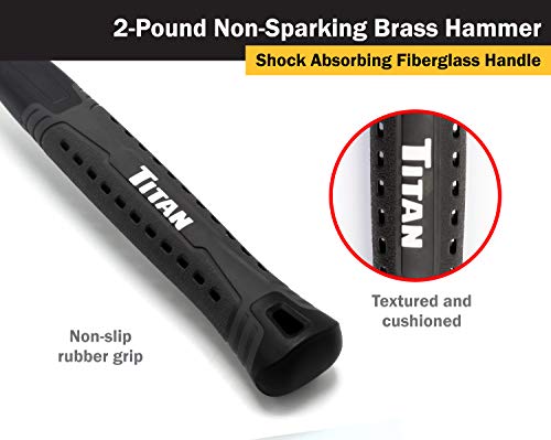 Titan TIT63216 Hammer (2 lb. Brass Non-Sparking)