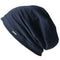 CHARM Mens Womens Beanie Hat - Summer Cotton Thin Light Slouchy Unisex Sweat Navy