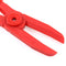 Swpeet 3Pcs Red Line Clamps Flexible Hose Clamps Pliers Kit, Hose Pinch Off Pliers Set Line Clamps for Brake Hoses, Fuel Hoses, Coolant Hoses, Most Flexible 15mm, 20mm and 25mm Hoses Clamps