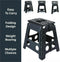 1x Folding Step Stool Portable Plastic Foldable Chair Store Flat Outdoor 39cm