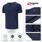 ZENGVEE 5 Pack Men's Workout Running Shirts Athletic Gym Tops Quick-Dry Moisture Wicking Breathable Sport Tee Crew Neck Short Sleeve T-Shirts for Outdoor Sportswear(510-Black White Green Navy Red-L)
