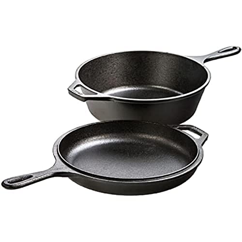 Lodge 3.2 Quart Cast Iron Combo Cooker with Helper Handle