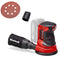 Einhell Power X-Change Cordless Random Orbital Sander - 18V Electric Sander For Wood, Plastic And Metal - TE-RS 18 Li-Solo Sander With Dust Collection (Battery Not Included), Red