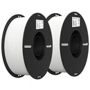 Creality 3D Printer Filament, PLA Filament 1.75mm Bundle 2Kg for 3D Printing, Ender PLA Filament No-Tangling, Strong Bonding & Overhang Performance, Accuracy +/- 0.02mm (White & White 2-Pack)