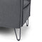 Simpli Home AXCCHR-24GR Warren Accent Chair with Hairpin Legs Armchairs, Slate Grey