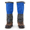 Tinje 1 Pair Leg Gaiters, Waterproof Snow Boot Gaiters Breathable Snake Gaiters Protection Cover Adjustable Anti-Tear Shoe, Blue, One Size