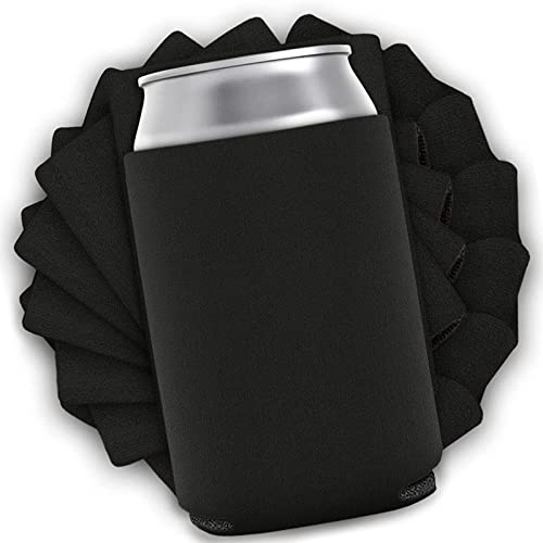 8Pcs Blank Beer Can Cooler Sleeves Bulk Can Sleeve Foam Sleeves Plain Soft Insulated Blanks Reusable Beer Can Coolers for Soda Beer Wedding Party Favors and Gifts Supplies.