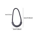 Honbay 10PCS Heavy Duty U Shape Black Nylon Zipper Pulls Zipper Tags Zipper Extension Replacement