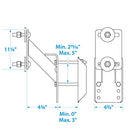 Seachoice Side Mount Spare Tire Carrier for Boat Trailer