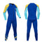 ZCCO Kids Wetsuit,2.5mm Neoprene Thermal Swimsuit, Youth Boy's and Girl's One Piece Wet Suits Warmth Long Sleeve Swimsuit for Diving,Swimming,Surfing etc Water Sports (Bright Blue, S)