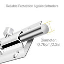 2 pcs 3 Inch Barrel Bolt Security Lock, Stainless Steel Slide Latch Lock with Screwdriver Slide Door Latch for Chests, Cabinets, Windows, Fences