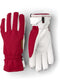 Hestra Women’s CZone Primaloft Inverno 5-Finger Glove I Insulated, Waterproof Gloves for Everyday Winter and Alpine Skiing - Red - 7