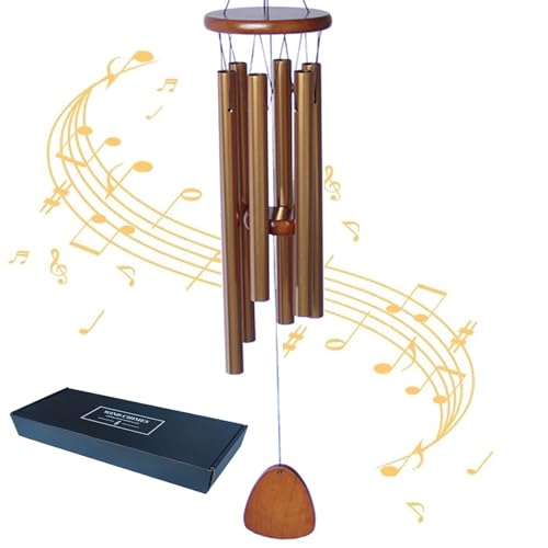Wind Chimes,Wind Chimes Outdoor,Memorial Wind Chimes,Deep Soothing Melody Wind Chime, Commemorating Gifts Home Outdoor Decor Backyard Decor Sympathy Gift