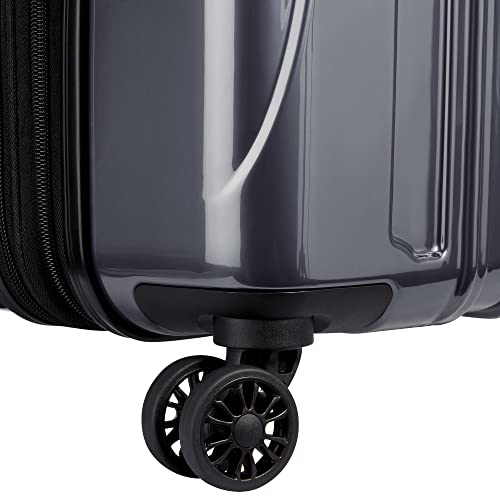 DELSEY Paris Helium Aero Hardside Expandable Luggage with Spinner Wheels, Titanium, Carry-On 21 Inch, Helium Aero Hardside Expandable Luggage with Spinner Wheels